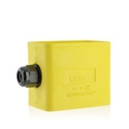 LEVITON Portable Outlet Box, 0.230" To 0.546" Hub 3059-1Y